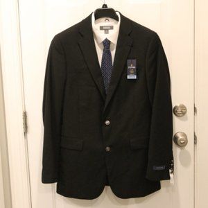 Stafford Men's NWT Sport Coat Blazer Black | Size 40L